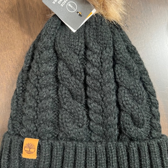 Timberland Fleece Lining PomPom Beanie - Picture 2 of 11